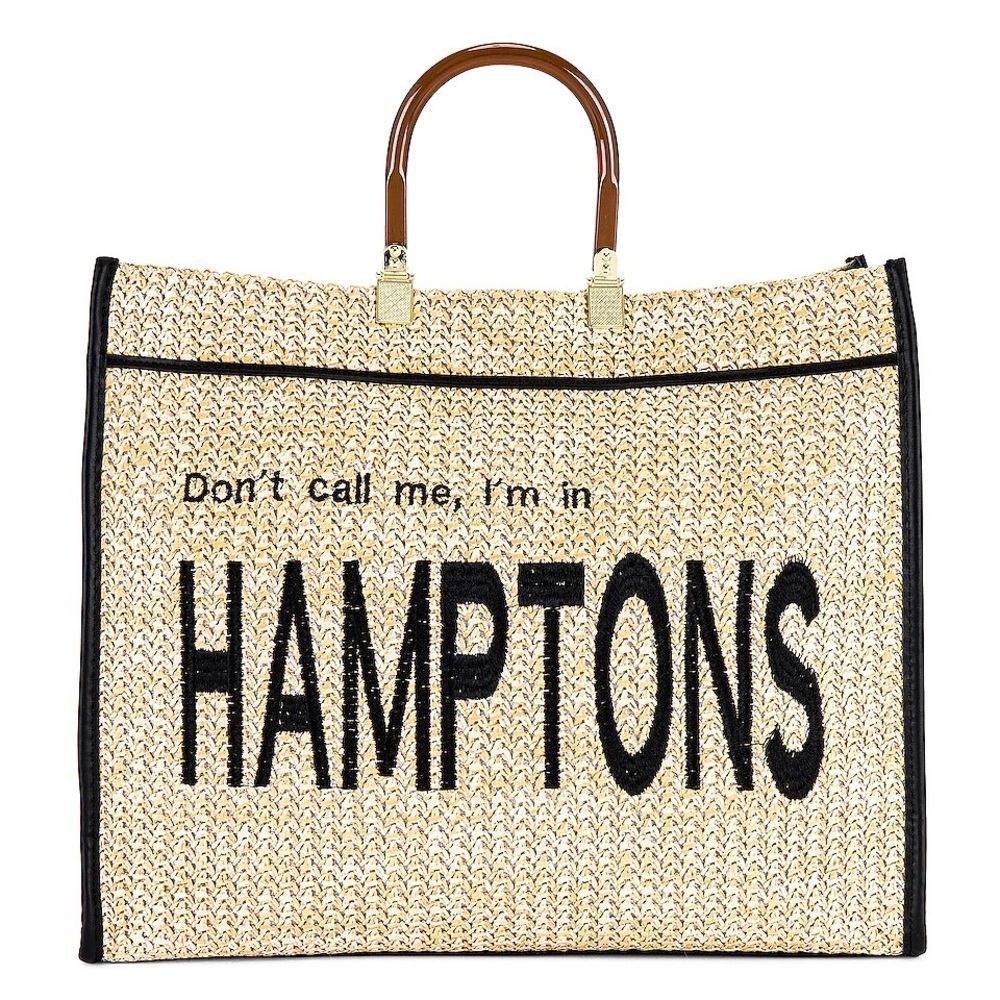 Hamptons Medium Tote in Beige
